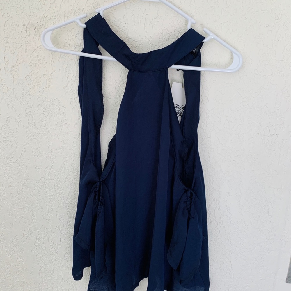 Satin Open Back Top - image 1